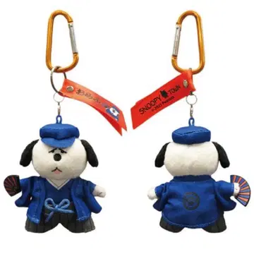 스누피 타운 올라프 카라비너 부착 마스코트 하카마 설날 해피 뉴이어