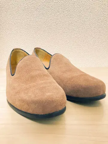 EDIFICE 별주 히로시츠보우치 스웨이드 슬립온 로퍼