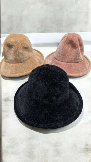가을 겨울용 햇 3색 세트 57cm