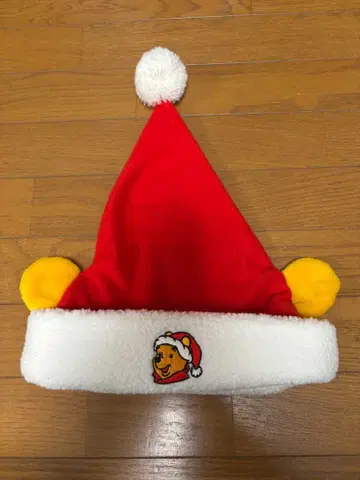 도쿄 디즈니랜드 산타 모자 푸우 자수 59cm 크리스마스