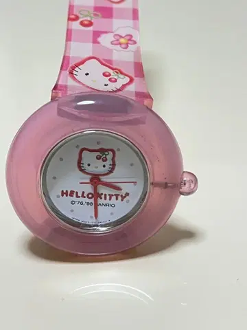 헤이세이 레트로 체리 키티 손목시계 레어 산리오 당시 물품 SANRIO