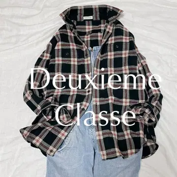 Deuxieme Classe 2way 체크 셔츠