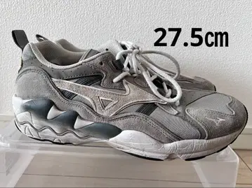 Mizuno WAVE RIDER 1 그레이 스니커즈 27.5cm