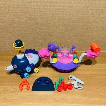 호빵맨 나사나사 세균UFO 나사나사 땅굴맨 2개 세트