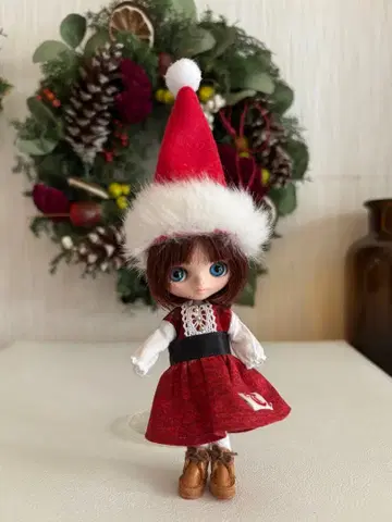 빨간색 원피스와 모자 *P87 미니 브라이스 아웃핏