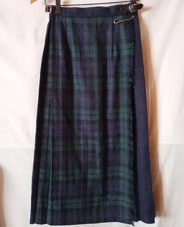 오닐 오브 더블린 울 롱 랩스커트 블랙워치