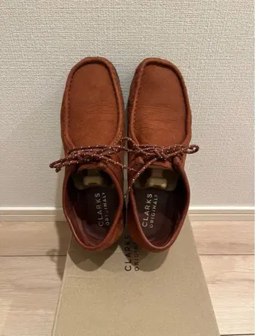 CLARKS WALLABEES 클락스 왈라비 와인 레드 메이플