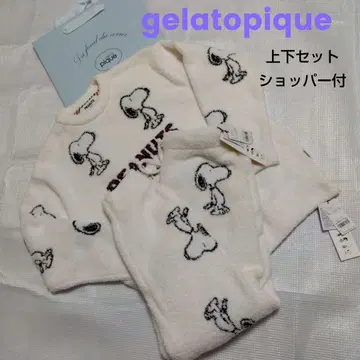 [새상품] gelatopique 젤라또피케 올 패턴 자카드 상하의 세트