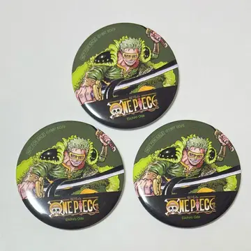 ONE PIECE 한국 공식품 혜택 조로 캔뱃지 3개 세트