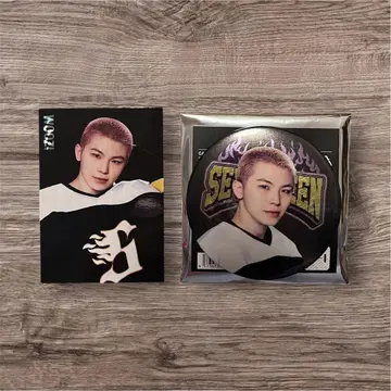 SEVENTEEN HOME 2025 캔뱃지 트레이딩 카드 우지 WOOZI