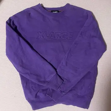 XLARGE 보라색 맨투맨 사이즈 S