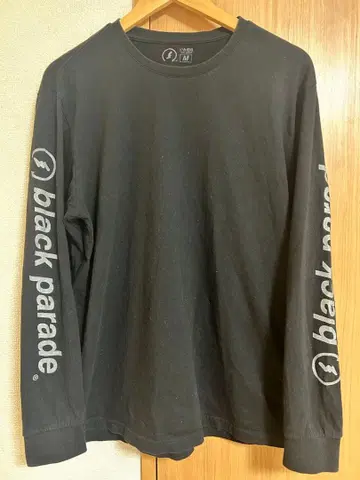 black parade 긴팔 셔츠 M 사이즈 블랙