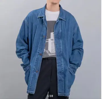 So 오야마 슌 Denim '히요쿠' 커버올 봄/여름판 SS