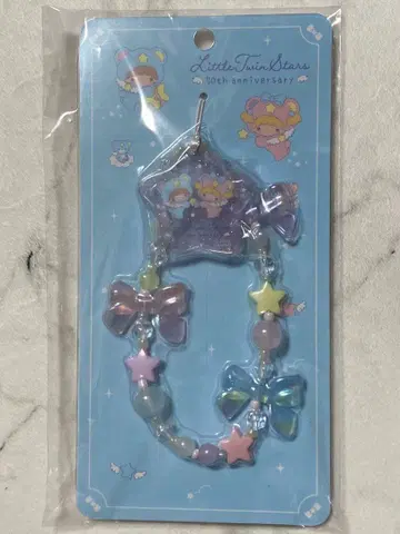 산리오 리틀트윈스타 별하늘의 엔젤 스트랩 새상품 키키라라