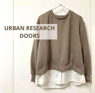 어반 리서치 도어스 밑단 레이어드 풀오버 M