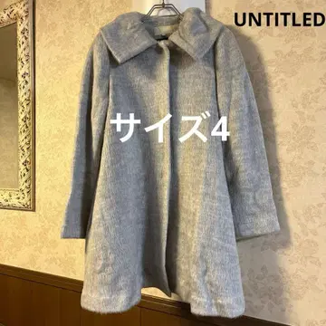 새상품급 빅 사이즈 4 UNTITLED 언타이틀 코트