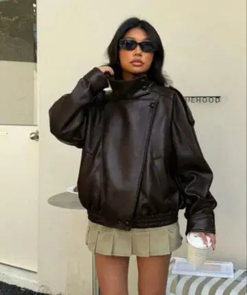 SHEIN 가죽 자켓 택 포함 미사용 새상품