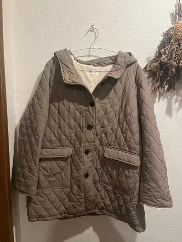 퀼팅 자켓 후드 부착 4L MB 민트 브리즈