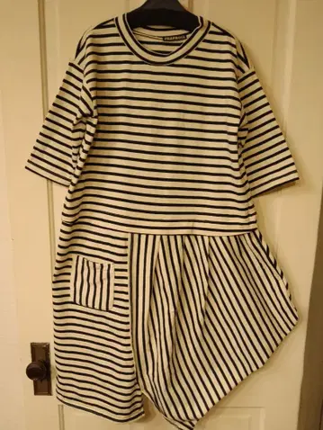 [ FRAPBOIS ] 스트라이프 패턴 원피스