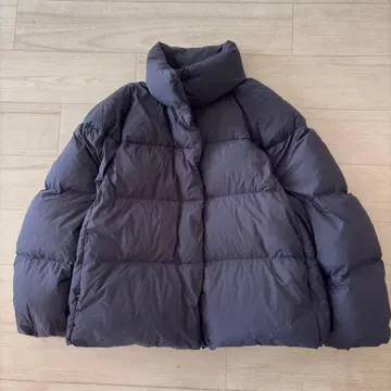 유니클로 파우더 소프트 다운 자켓 다운 블랙 XS