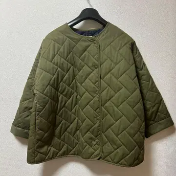 FREAK'S STORE 텐트 라인 퀼팅 자켓