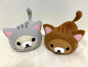 리락쿠마 코리락쿠마 고양이 봉제 인형 세트