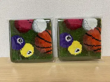 레어 스포츠 공 패턴 손수건 2개 세트