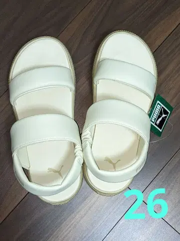 26.0 푸마 화이트 마유 샌들