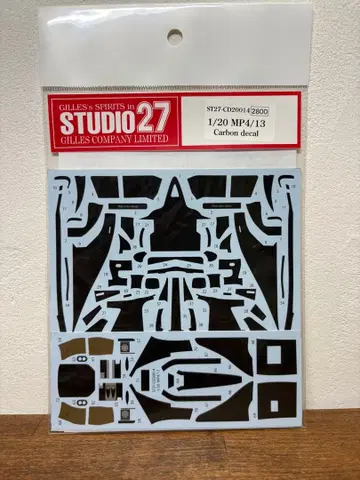 스튜디오27 1/20 MP4/13 카본 데칼 미개봉품