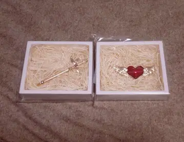 카드캡터 사쿠라 브로치 하트 소드 세트