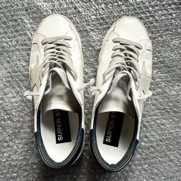 GOLDEN GOOSE SUPER-STAR LEATHER UPPER SU