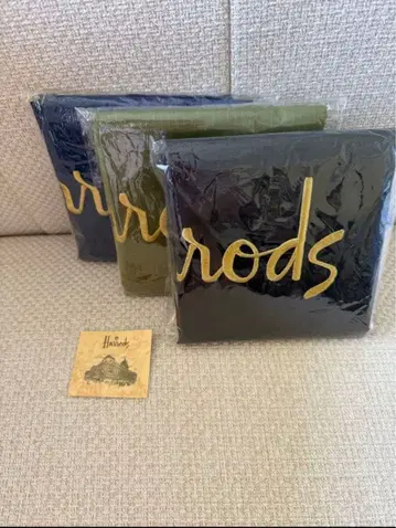 해롯(Harrods) 에코백 3종 세트 접이식 포켓 새상품