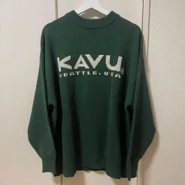 KAVU 다크 그린 스웨터