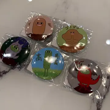 마에스케 팝업스토어 감자 수확제 랜덤 캔뱃지 5종 세트 새상품