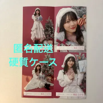 모리타 히카루 사쿠라자카46 2025년 산타 의상 브로마이드 4종 컴프