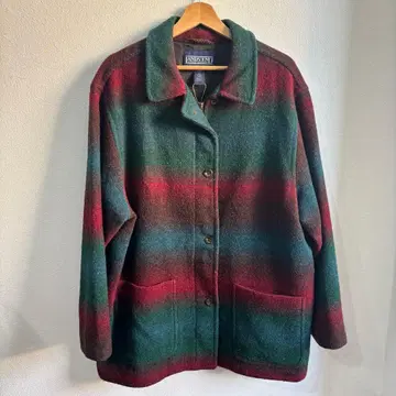 80s USA제 LANDS' END 란즈엔드 울 스포츠 자켓