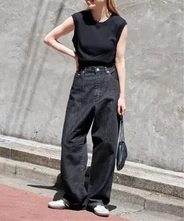 ULT 라이트 데님 하이 라이즈 루즈 5PKT