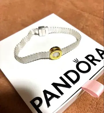 [가격 인하 대응] PANDORA 메쉬 디자인 팔찌