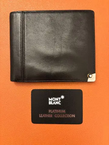 MONTBLANC 접이식 지갑 블랙
