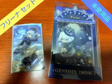 원신 프리나 바스락 아크릴 스탠드 칠성 소환 카드 세트