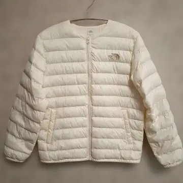 새상품 THE NORTH FACE 크림 베이지 다운 자켓 160
