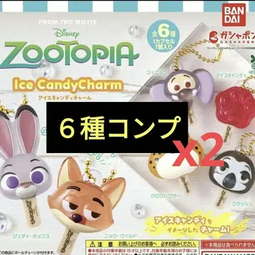 가챠 주토피아 아이스캔디 컴프 Zootopia 6종 2세트