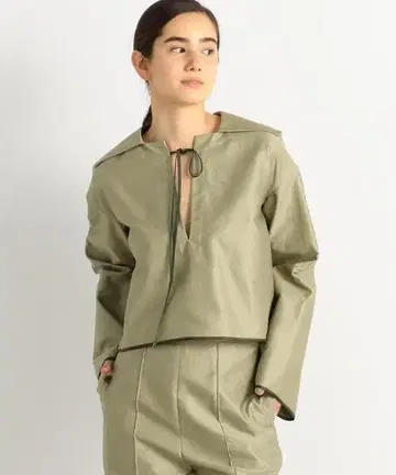 BACCA 코튼 몰스킨 풀오버 셔츠