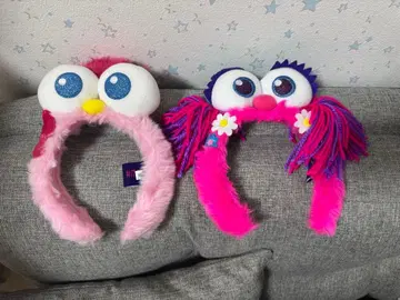 아비짱 모피 머리띠 세트