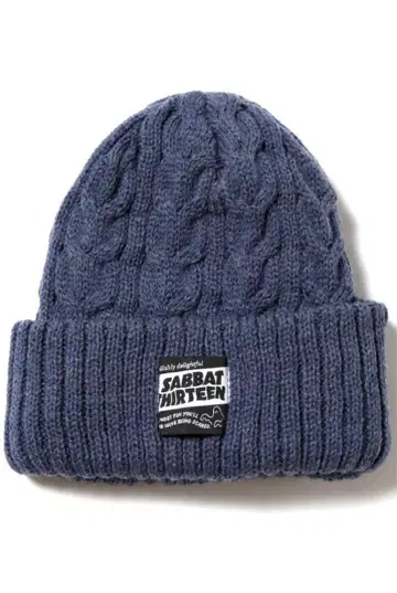 SABBAT13 SPOOK KNIT CAP NAVY