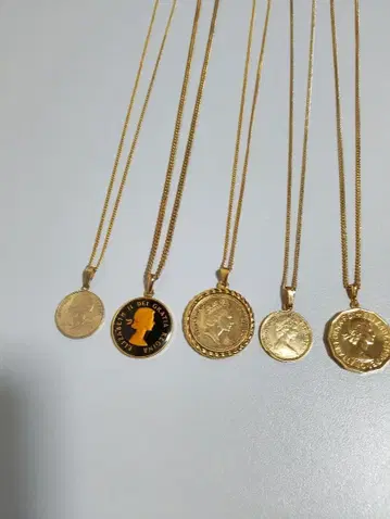 코인 계열 목걸이 묶음 판매