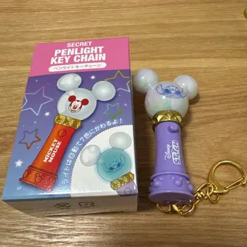 디즈니 스토어 시크릿 응원봉 키체인 스티치