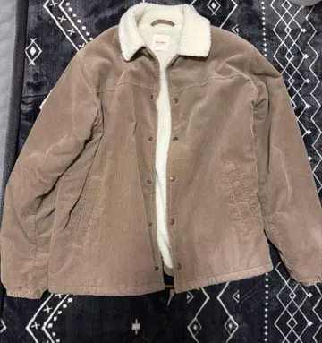 BEAMS 보아 카라 부착 코듀로이 자켓