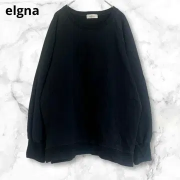 엘르 래글런 슬리브 맨투맨 긴팔 트레이닝복 XL 코튼 혼방 무지