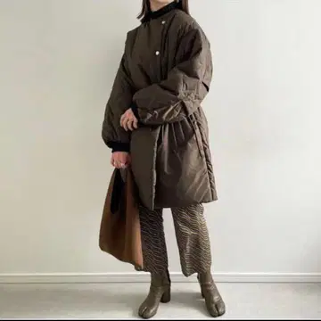 새상품급 CASA FLINE 충전솜 코트 퀼팅 카사플라인